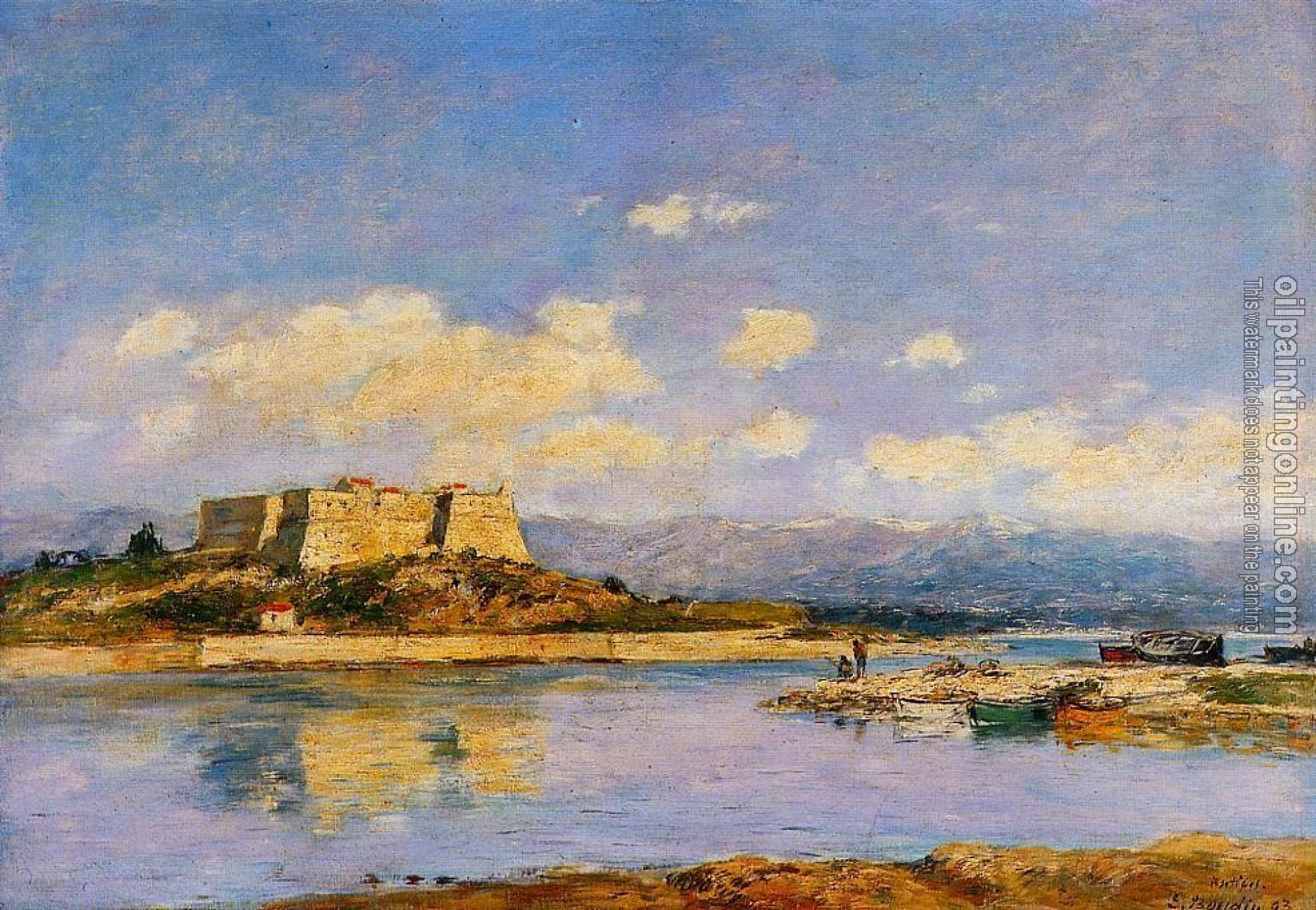 Boudin, Eugene - Antibes, Fort Carre